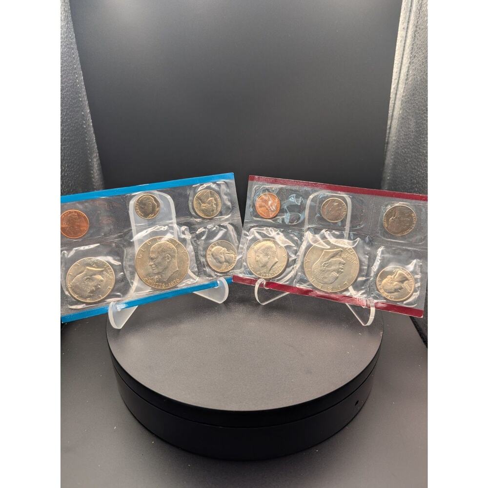1976 U.S. Mint Set – 12 Coins P & D – Bicentennial Ike, Kennedy & Quarter – OGP